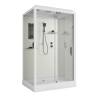 Душевая кабина Niagara Standart ST100/80/15Q профиль белый, стекло прозрачное, 100x80x215