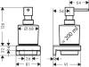 Набор Hansgrohe AddStoris Стакан 41749340 + Дозатор 41745340 + Крючок 41755340 шлифованный черный хром фото 5