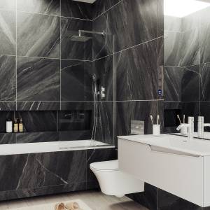 Шторка на ванну MaybahGlass MGV-59-5у стекло прозрачное, профиль хром матовый, 1400x600