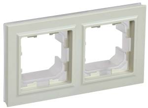 Рамка 2-постовая IEK Brite BR-M22-44-K10 бежевый