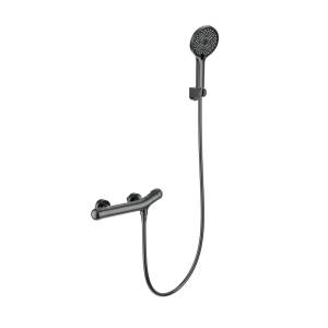 Смеситель для душа Wonzon & Woghand WW-B2057-A-BGG термостатический, темный графит