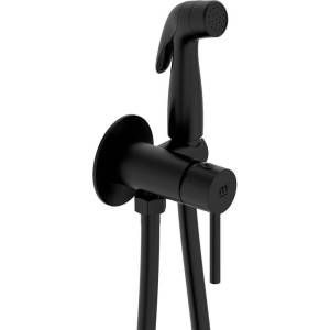Гигиенический душ Milardo Tidy 001BLR0M08 черный, со смесителем, с внутренней частью