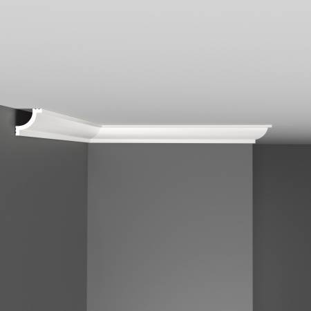 Плинтус потолочный гладкий DECOMASTER D132M 200x2x2