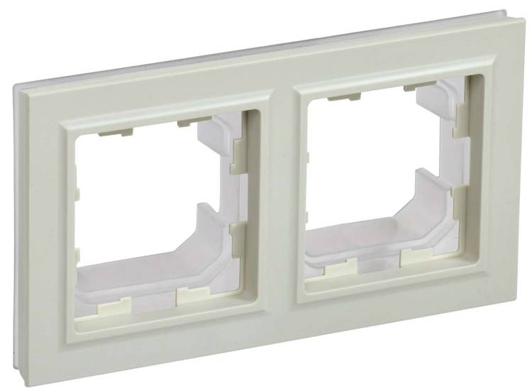 Рамка 2-постовая IEK Brite BR-M22-44-K10 бежевый