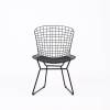 Стул обеденный Stool Group Bertoia BTY-18-P6 BL/BL с черной подушкой фото 2