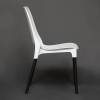 Стул Tetchair Genius (mod 75) 12829 белый/черные ножки 46x56x84 фото 3