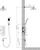 Душевой комплект Timo Tetra-Thermo SX-0179/17SM С ВНУТРЕННЕЙ ЧАСТЬЮ, с термостатом, золото фото 4