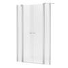 Дверь в нишу NEW TRENDY NEW SOLEO 130x195 D-0257A (хром)
