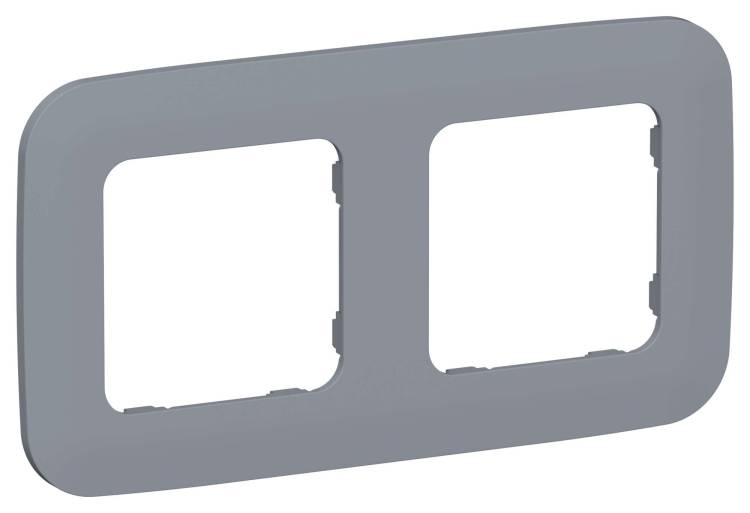 Рамка 2-постовая IEK Flite FI-M22-31-20-K35 маренго