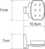 Мыльница Wasserkraft Lopau K-6029 фото 6
