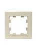 Рамка 1-постовая IEK Brite BR-M12-K10 бежевый фото 4