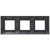 Рамка 3-постовая IEK Skandy SK-M32-K02 черный фото 4