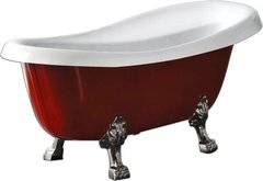 Акриловая ванна BelBagno BB04-ROS красная