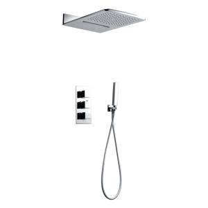 Душевая система AltroBagno Cascata 040101 Cr, встраиваемая, с термостатом