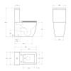 Унитаз-компакт BelBagno Luce BB2197CP-TOR/SC/BB2197T безободковый, сиденье микролифт фото 9