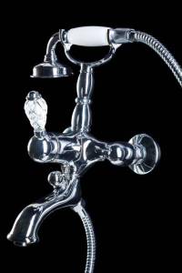 Смеситель для ванны Boheme Crystal 263-CRST хром