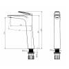Смеситель для раковины Comforty FC074B-CCT 00-00004532 хром фото 8