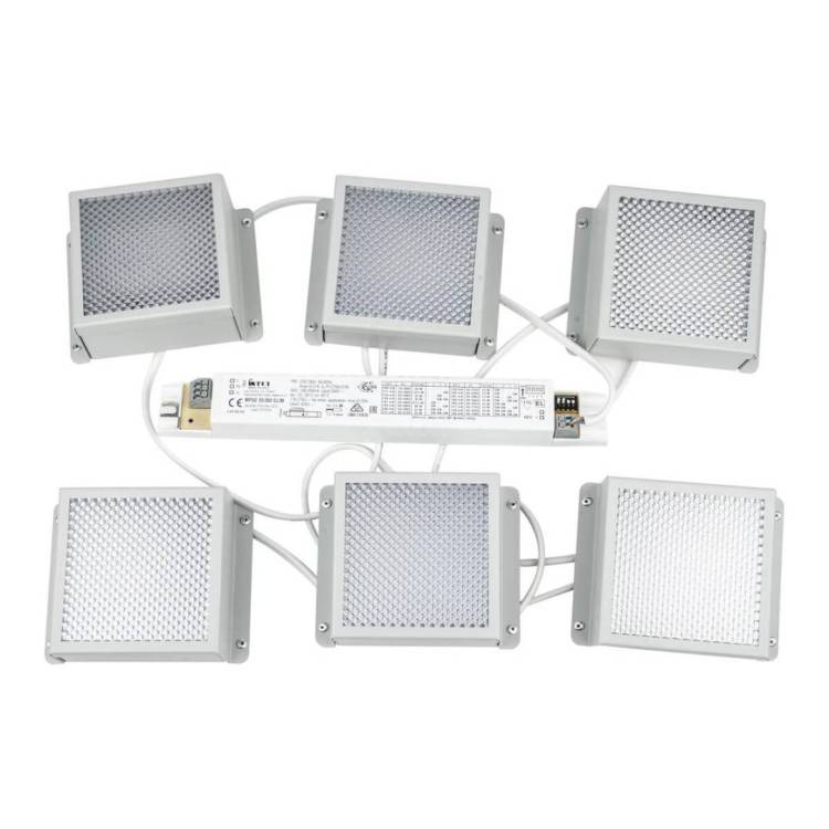 Встраиваемый светодиодный светильник Uniel Grilyato ULP-0808 42W/4000К IP40 Grilyato White KIT06