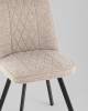 Набор из 4 стульев Stool Group Grein OS-2452-4 Bregocv-31 DUAL X4 бежевый фото 8