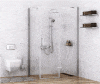 Душевой уголок Wasserkraft Aller 10H06LWHITE профиль хром, белый, стекло прозрачное, 120x80x200 фото 3