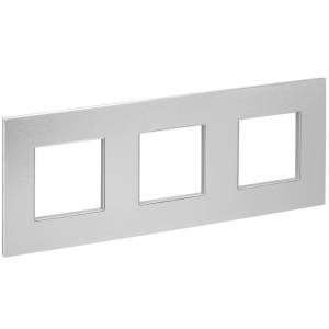 Рамка 3-постовая IEK Skandy SK-M32-M-K23 серебряный