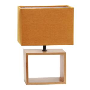 Настольная лампа Uniel UML-B401 E27 Orange/Wood