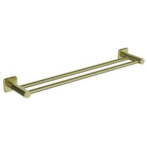 Полотенцедержатель Wonzon & Woghand WW-V1102-BG двойной, брашированное золото