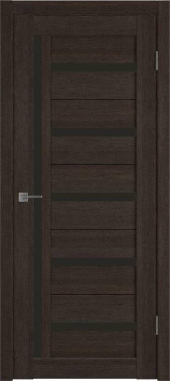 Межкомнатная дверь Владимирская Фабрика Дверей Atum 18 Wenge стекло Black Gloss 700x2000