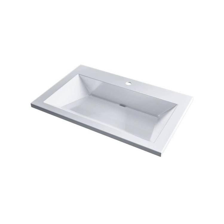 Раковина Uperwood Olivia ROlivia70wg 70 см, белая глянцевая