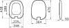 Крышка-сиденье VitrA Plural 126-083-009 с микролифтом, матовая черная фото 2