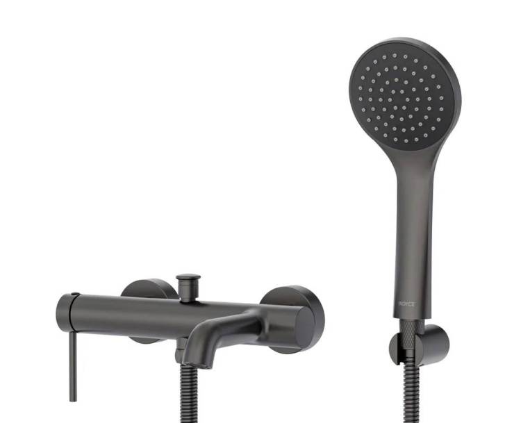 Смеситель для ванны с душем Royce Ozzy RCM-120403GR оружейная сталь