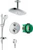 Душевой комплект Hansgrohe Raindance Select E 300 (2 jet) 27384400 + 26630400 + 27506000 + 15758000