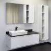 Тумба-умывальник Comforty Милан-120 00-00014005CF белая со столешницей под мрамор Калакатта Блэк с раковиной Comforty 78189 фото 2