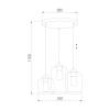 Подвесная люстра TK Lighting 3325 Marco Green фото 2