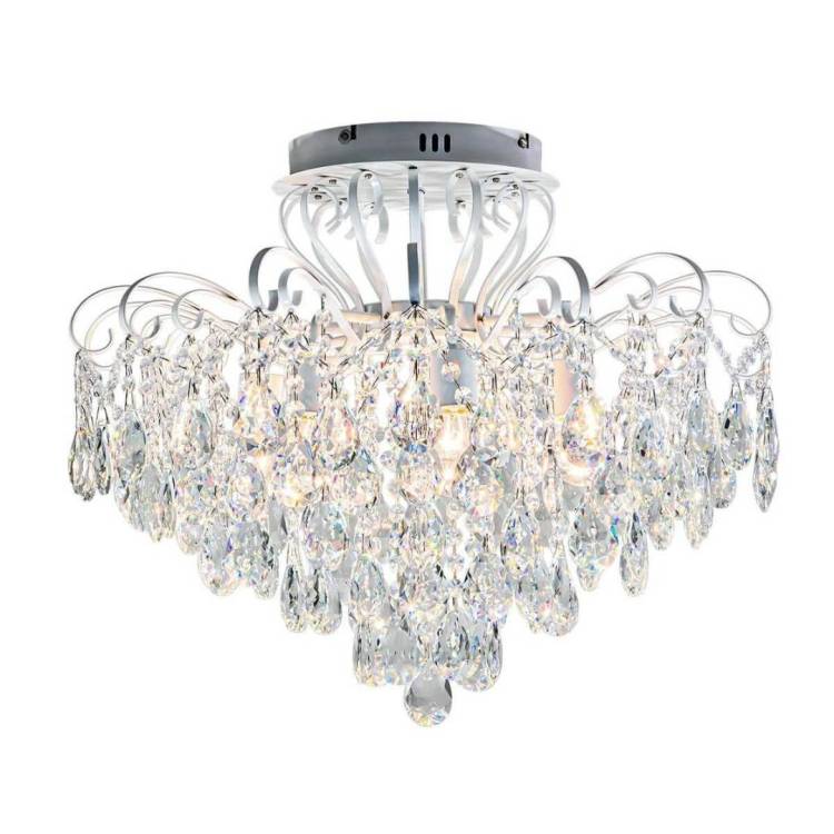 Потолочная люстра Escada White/Silver 1121/7PL