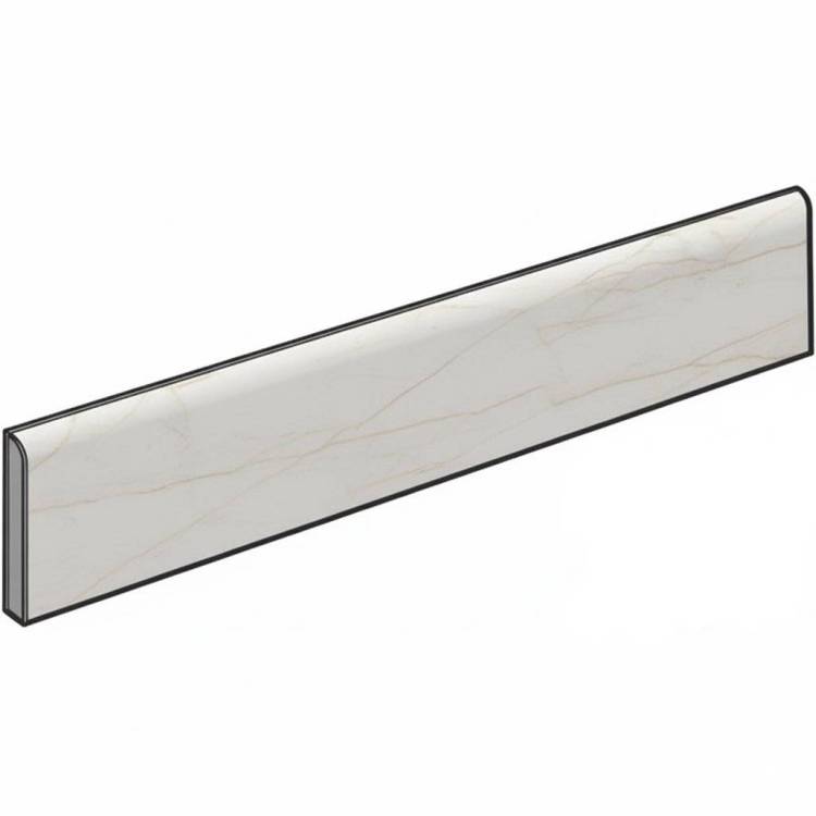 Плинтус Atlas Concorde Russia Forte dei Marmi Quark 610130007536 Sahara Blanc Battiscopa Cer 7.2x60