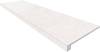 Ступень Estima Nolana 70748 Set/Steptrade/NL00_NS/33x120/Riser/NL00_NS/14,5x120 White неполированная с бортиком 33x120 + Подступенок 14.5x120