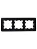 Рамка 3-постовая IEK Brite BR-M32-G-41-K02 черный фото 2