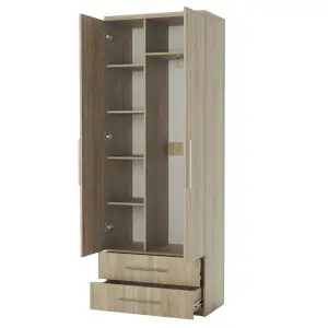 Шкаф комбинированный Шарм-Дизайн Мелодия МКЯ-22 170523104, дуб сонома