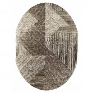 Ковер Oz Kaplan Gold Shaggy 0A293A BEIGE Овал 0.8x1.5