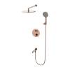 Душевой комплект Wonzon & Woghand Stick WW-88929010-RG розовое золото, с термостатом
