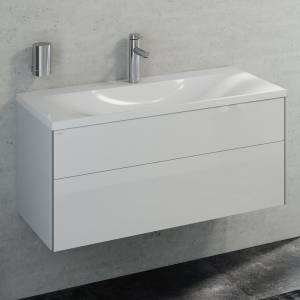 Тумба с раковиной Keuco Royal Reflex 100 белая