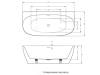 Акриловая ванна Riho Bathtubs B094001005 Omega b2w 170x80 white фото 3