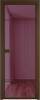 Межкомнатная дверь Profil Doors 4 AX цвет профиля Деорэ, стекло безопасное 6 мм фиолетовое шпион 600x2000
