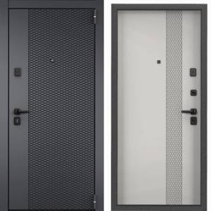 Входная стальная дверь Torex Х7 PRO PP 1989920 ПВХ Оскуро/ПВХ Бьянко 2050x860