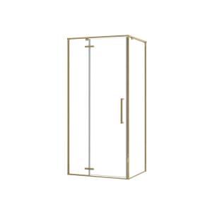 Душевой уголок Royal Bath Bern BERN-V RB8100-T-GD профиль золотой, стекло прозрачное, 100x80x195
