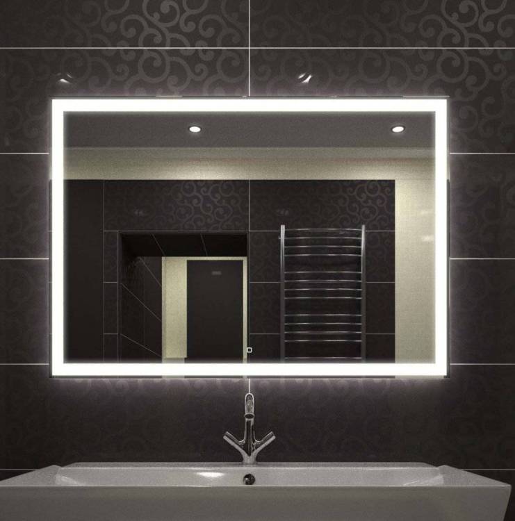 Зеркало Relisan Ivanka 90x70 с подсветкой