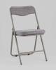 Стул Stool Group Джонни fb-jonny-W994-7039 рогожка серо-голубой каркас серый, складной фото 2
