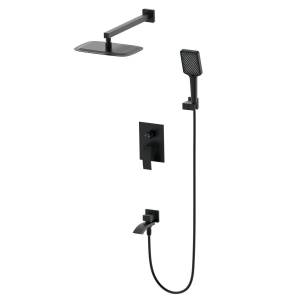 Душевой комплект Wonzon & Woghand WW-88939009A-MB черный