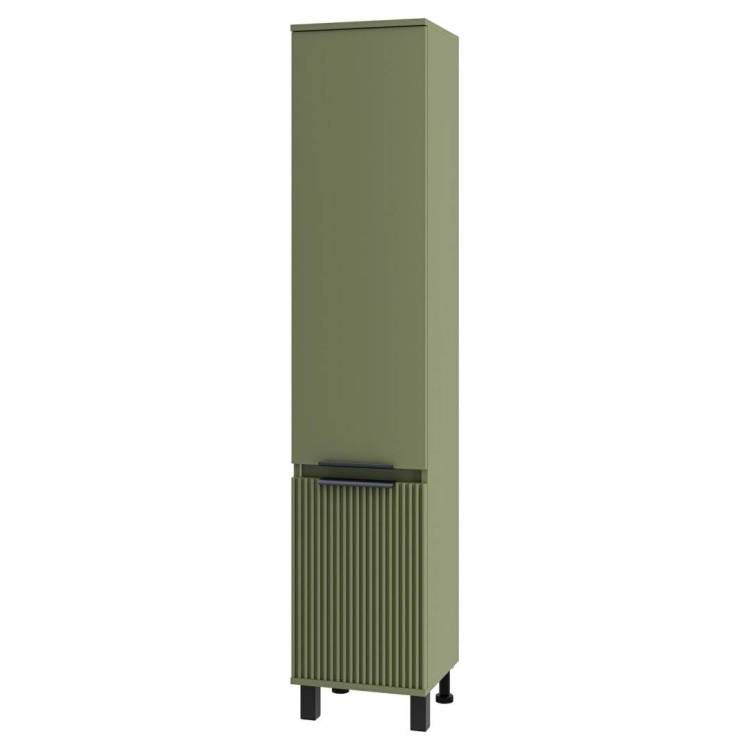 Шкаф-пенал Brevita Enfida - 35 ENF-05035-0801L левый, зеленый матовый